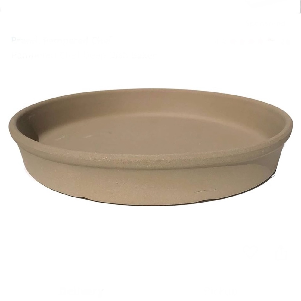 The Pampered Chef 2” Deep Dish Baker 10” diameter